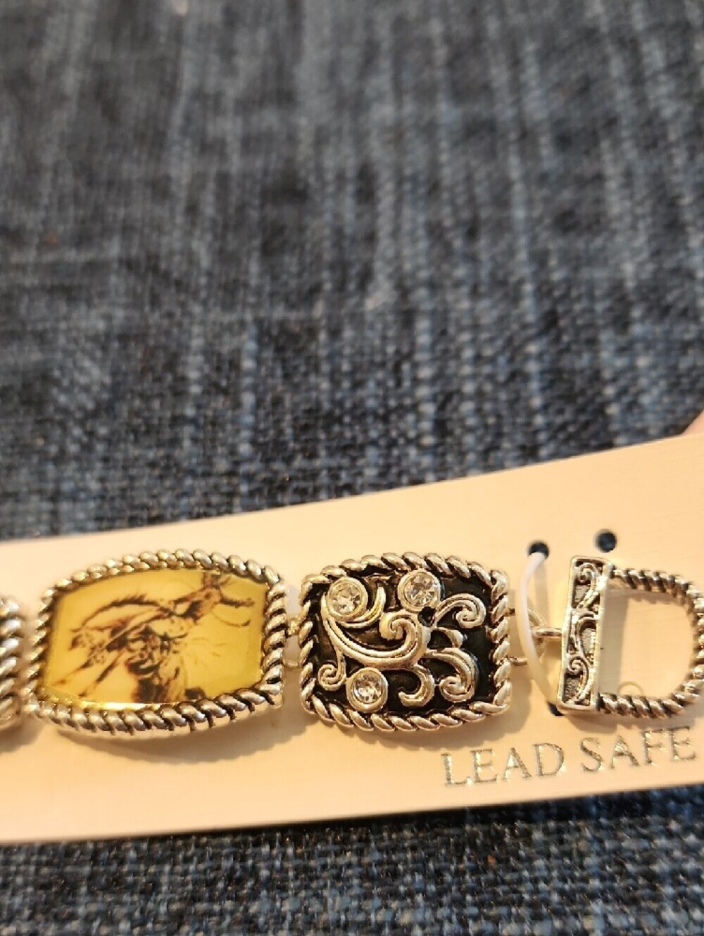 ICON COLLECTION Silver Western  Decorative Bracelet - Picture 6 of 7